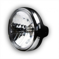 H4 headlight "LTD Style 7" M8 side mounting