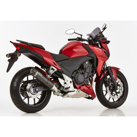 Auspuff Shark Street GP carbon für Honda CBR 500 R / CB 500 FA 13-15 // CB 500 XA 13-16 (PC44,PC45,PC46)
