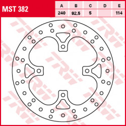 Disque de frein TRW MST382