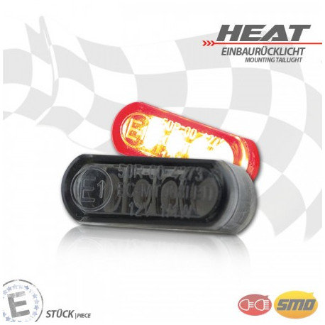 LED assembly taillight "Heat" tinted