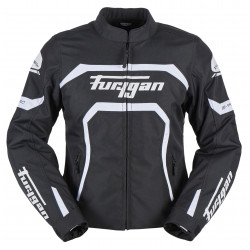 Furygan Motorbike Textile Jacket Woman Mystic Evo - Black and white