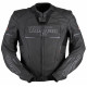 Furygan Leather Motorbike Jacket Nitros - Black and white