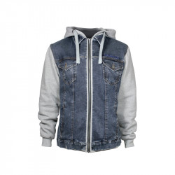 Harisson Veste Moto Westside Bleu Taille XL