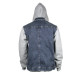 Harisson Motorradjacke Westside Blau Grösse XL