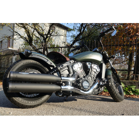 BS-Exhaust Straight Cut - Indian 1133 Scout 2017-20