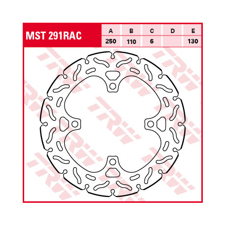 Disque de frein Fixe / Lucas MST291RAC