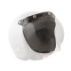 CHAFT Visière Bubble 3 Pressions Amovible pour Casque moto