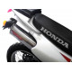 Halbe Auspuffanlage GPR Trioval - Honda 650 Dominator NX 1988-98