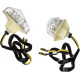 Customacces LED-Blinker durchsichtiges Kristall