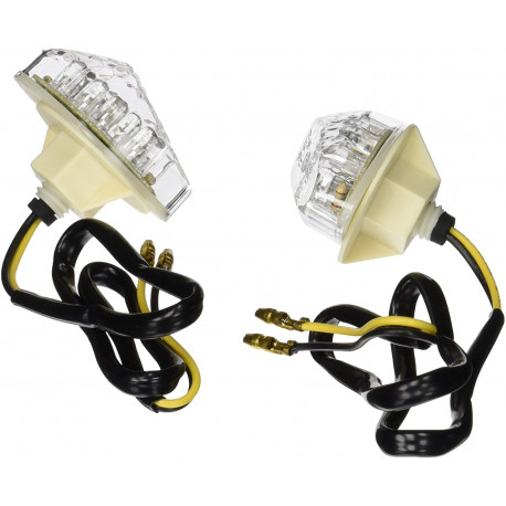 Customacces LED-Blinker durchsichtiges Kristall