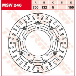 Brake disc floating TRW MSW246
