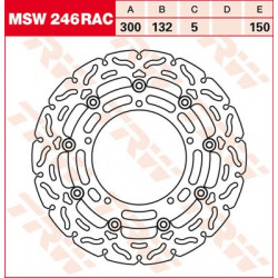 Brake disc floating TRW MSW246RAC
