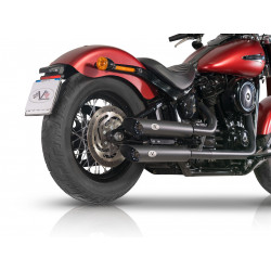 Auspuff Vperformance Twin Slash-Cut D 80 - Harley-Davidson 1745 Softail Standard FXST 2020 /+