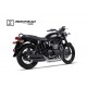 Komplettanlage Ironhead schwarz - Triumph Bonneville / T100 07 -15 // Thruxton 865 04-15