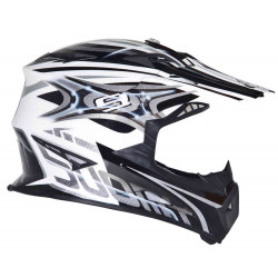 Suomy Motorradhelm MX Rumble Vision Silver