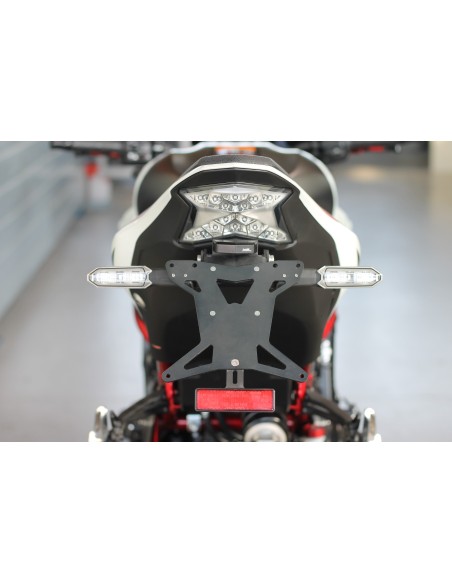 Support de plaque Mg-Biketec - Kawasaki Z900 2017-24