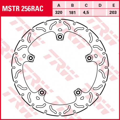 Bremsscheibe TRW MSTR256RAC