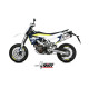 Exhaust Mivv Oval Titan-Carbon -Husqvarna 701 Enduro 2016-20