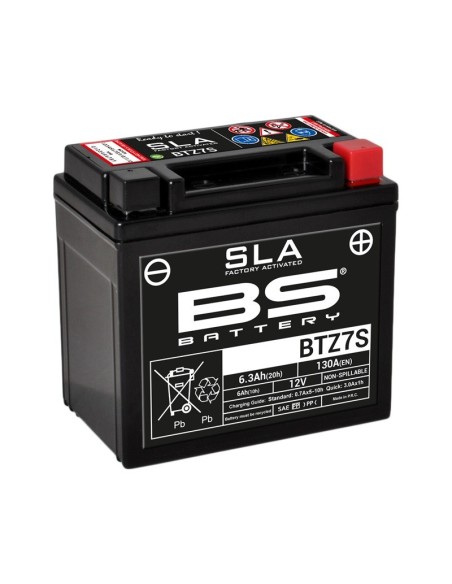 BS BATTERY Battery BTZ7S SLA  Battery Maintenance Free Factory Activated