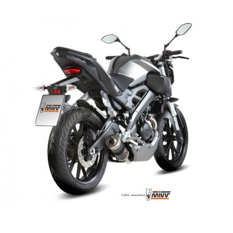 Komplettanlage Mivv GP - Yamaha MT-125 2014-19 // YZF-R125 2014-18