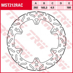 Brake disc floating TRW MST212RAC