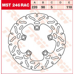 Brake disc TRW MST246RAC