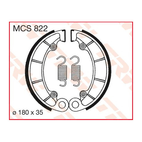 Bremsbacken Starr TRW MCS822