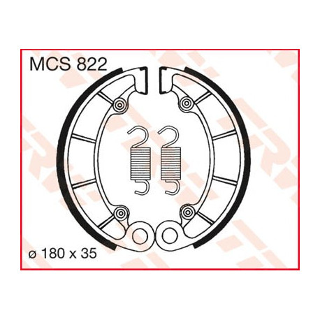 Mâchoires de frein TRW MCS822