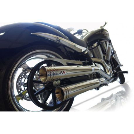 Exhaust Vperformance Twin D.Ring 80 - Victory Vegas // Highball // Boardw. // Judge // Gunner