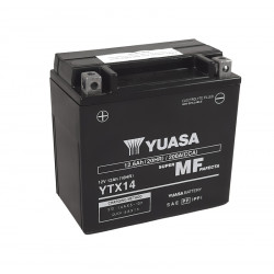 Batterie YUASA YTX14-FA sans entretien et Activée