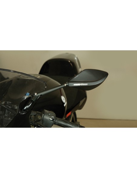 Highsider Torezzo fairing mirror with LED turn signals