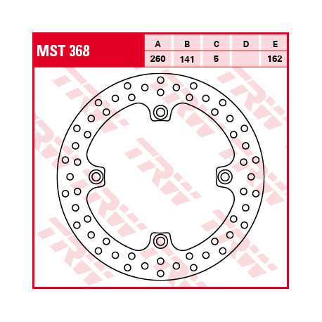 Disque de frein TRW MST368