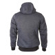 Harisson Patriot Motorrad Sweat Frau Anthrazit Rosa