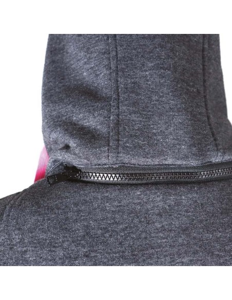Harisson Patriot Motorrad Sweat Frau Anthrazit Rosa
