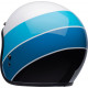 BELL Custom 500 Helmet Riff Gloss White/Blue