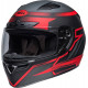 BELL Qualifier DLX Mips Helmet - Raiser Matte Black/Crimson