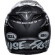 BELL Moto-9s Flex Fasthouse Crew Helmet - Matte Black/White