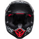 BELL Moto-9s Flex Fasthouse Crew Helmet - Matte Black/White