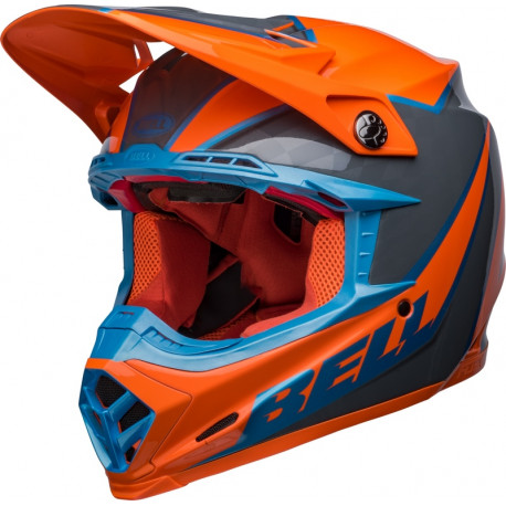 BELL Moto-9s Flex Sprite Helmet Orange/Grey