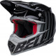 BELL Moto-9s Flex Sprint Helmet - Matte/Gloss Black/Grey