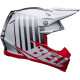 BELL Moto-9s Flex Sprint Helmet - Matte/Gloss White/Red