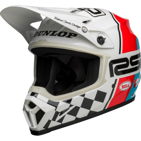 BELL MX-9 Mips RSD The Rally Helmet - Black/White