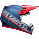 BELL MX-9 Mips Offset Helmet - Matte Metallic Blue/White