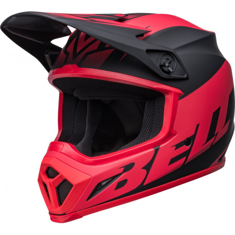 BELL MX-9 Mips Disrupt Helmet - Matte Black/Red