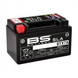 Batterie BS BATTERY BTX7A-BS sans entretien livrée avec pack acide