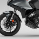 Ermax Black front fender extender - Honda NT1100 2022 /+