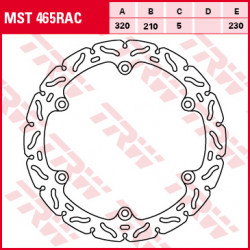 Bremsscheibe TRW MST465RAC