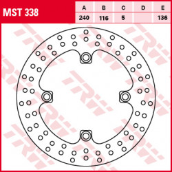 Disque de frein TRW MST338