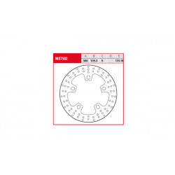 Disque de frein TRW MST502