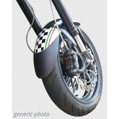 Ermax Black front fender extender - Suzuki Burgman 400 2017/+